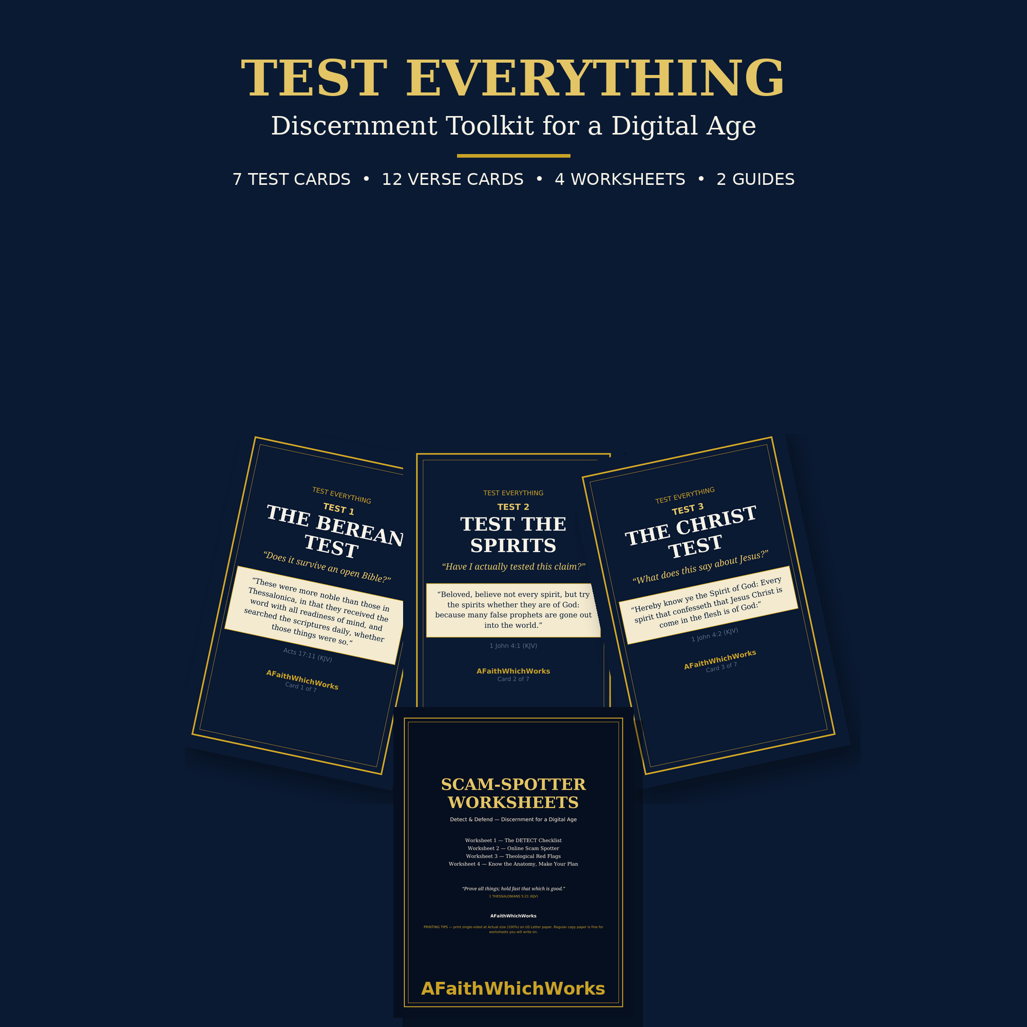 Test Everything Discernment Toolkit — what's included